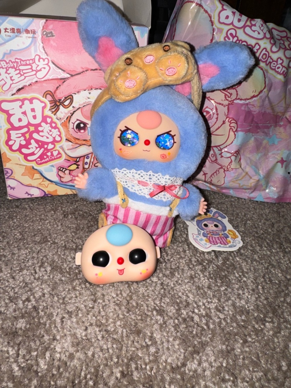 Baby Three Sweet Dream Opened Blind Box Special Eyes
